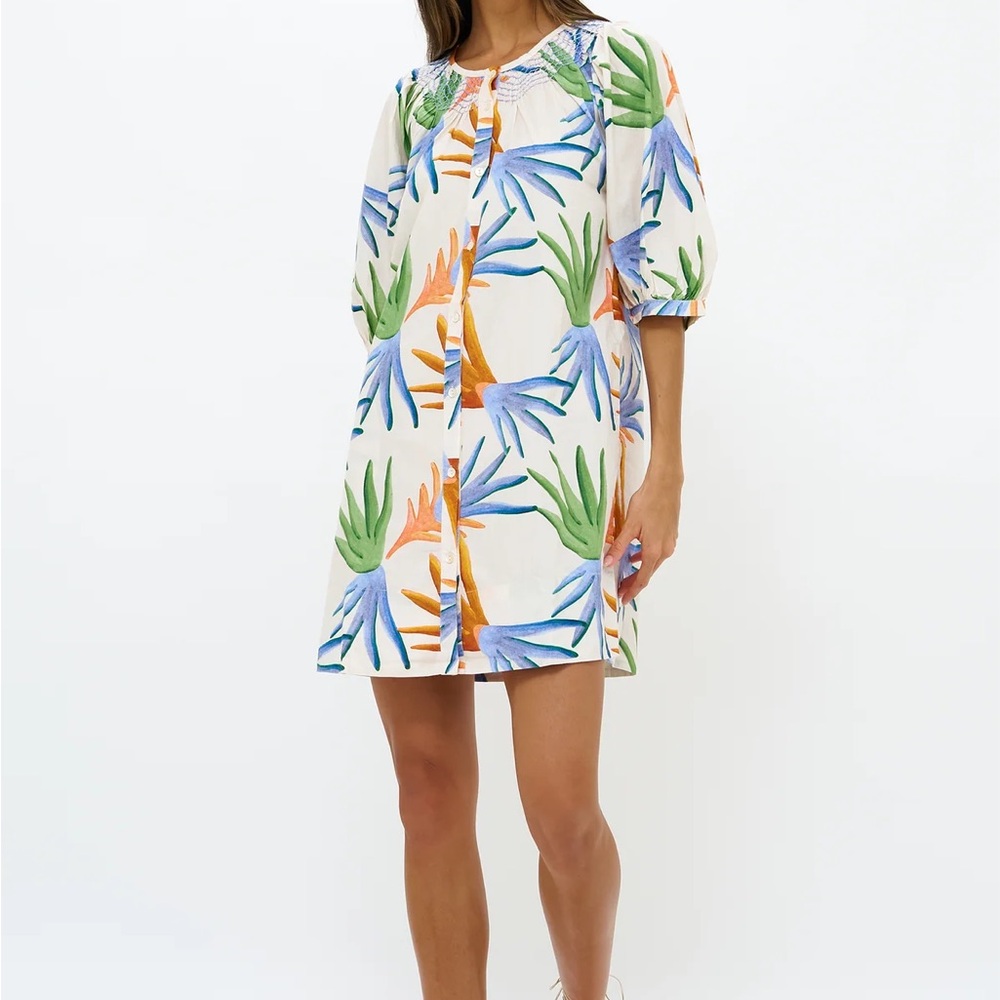 Oliphant Multicolor Smocked Dress